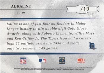 2005 Leaf Limited - Legends Foil #LL-10 Al Kaline Back
