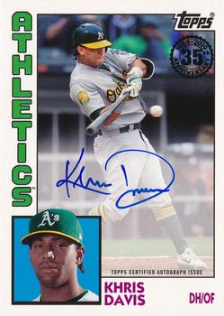 2019 Topps - 1984 Topps Baseball 35th Anniversary Autographs #84A-KD Khris Davis Front