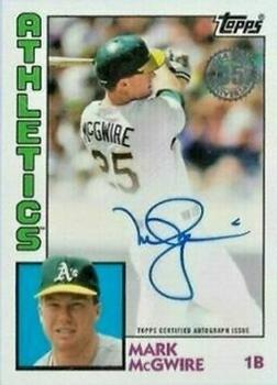 2019 Topps - 1984 Topps Baseball 35th Anniversary Autographs #84A-MMG Mark McGwire Front