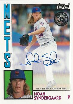 2019 Topps - 1984 Topps Baseball 35th Anniversary Autographs #84A-NSY Noah Syndergaard Front