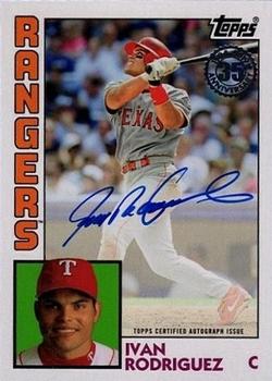 2019 Topps - 1984 Topps Baseball 35th Anniversary Autographs #84A-IR Ivan Rodriguez Front