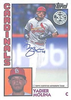2019 Topps - 1984 Topps Baseball 35th Anniversary Autographs #84A-YM Yadier Molina Front
