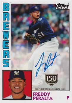 2019 Topps - 1984 Topps Baseball 35th Anniversary Autographs 150th Anniversary #84A-FP Freddy Peralta Front