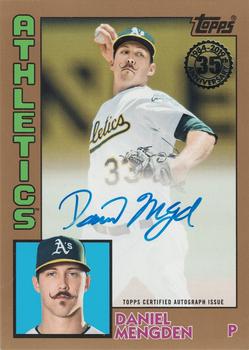 2019 Topps - 1984 Topps Baseball 35th Anniversary Autographs Gold #84A-DM Daniel Mengden Front
