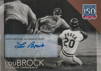 2019 Topps - 150 Years of Professional Baseball Autographs #150-29 Lou Brock Front