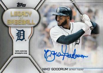 2019 Topps - Legacy of Baseball Autographs #LBA-NG Niko Goodrum Front