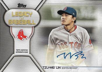 2019 Topps - Legacy of Baseball Autographs #LBA-TL Tzu-Wei Lin Front