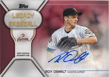 2019 Topps - Legacy of Baseball Autographs Red #LBA-RO Roy Oswalt Front