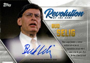 2019 Topps - Revolution of the Game Autographs #REV-8 Bud Selig Front