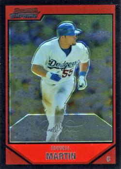 2007 Bowman Chrome #24 Russell Martin Front