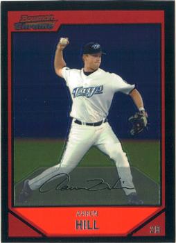 2007 Bowman Chrome #54 Aaron Hill Front