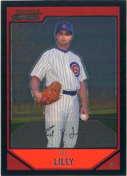 2007 Bowman Chrome #174 Ted Lilly Front