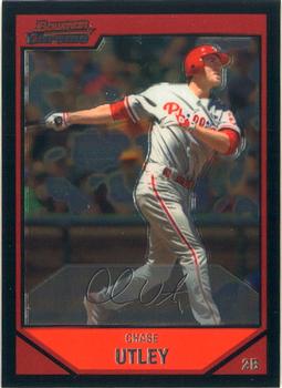 2007 Bowman Chrome #181 Chase Utley Front