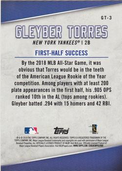 2019 Topps - Gleyber Torres Star Player Highlights #GT-3 Gleyber Torres Back