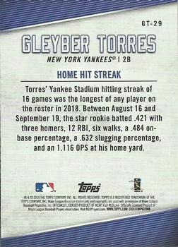 2019 Topps - Gleyber Torres Star Player Highlights #GT-29 Gleyber Torres Back