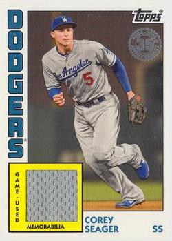 2019 Topps - 1984 Topps Baseball 35th Anniversary Relics #84R-CS Corey Seager Front