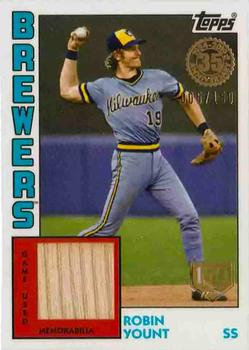 2019 Topps - 1984 Topps Baseball 35th Anniversary Relics 150th Anniversary #84R-RY Robin Yount Front