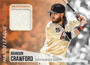 2019 Topps - Major League Material Relics #MLM-BC Brandon Crawford Front
