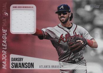 2019 Topps - Major League Material Relics #MLM-DS Dansby Swanson Front