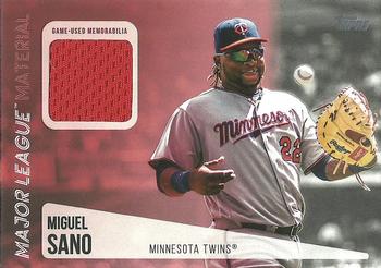 2019 Topps - Major League Material Relics #MLM-MS Miguel Sano Front