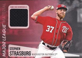 2019 Topps - Major League Material Relics #MLM-SS Stephen Strasburg Front
