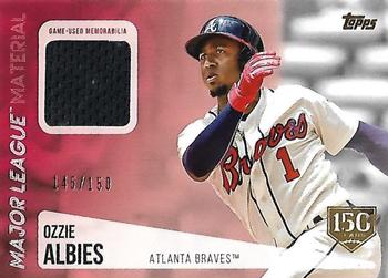 2019 Topps - Major League Material Relics 150th Anniversary #MLM-OA Ozzie Albies Front