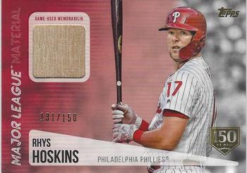2019 Topps - Major League Material Relics 150th Anniversary #MLM-RH Rhys Hoskins Front