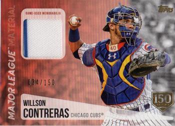 2019 Topps - Major League Material Relics 150th Anniversary #MLM-WC Willson Contreras Front