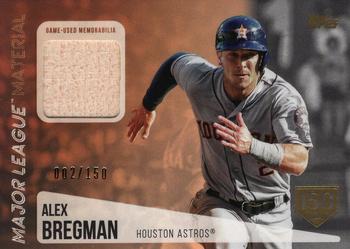 2019 Topps - Major League Material Relics 150th Anniversary #MLM-AB Alex Bregman Front