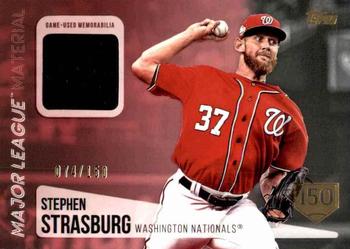 2019 Topps - Major League Material Relics 150th Anniversary #MLM-SS Stephen Strasburg Front