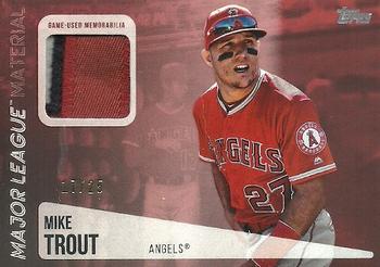 2019 Topps - Major League Material Relics Red #MLM-MT Mike Trout Front