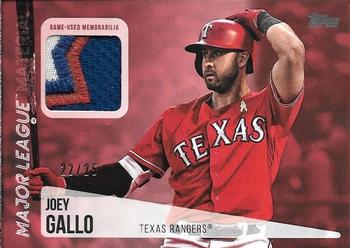 2019 Topps - Major League Material Relics Red #MLM-JG Joey Gallo Front