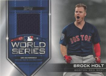 2019 Topps - World Series Champion Relics #WCR-BR Brock Holt Front