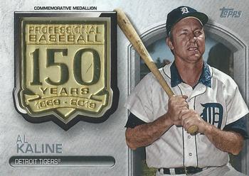 2019 Topps - 150th Anniversary Commemorative Medallions (Series One) #AMM-AK Al Kaline Front