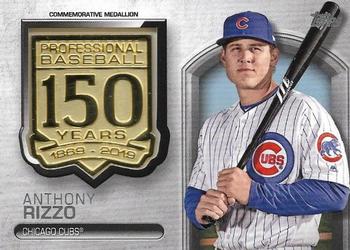 2019 Topps - 150th Anniversary Commemorative Medallions (Series One) #AMM-AR Anthony Rizzo Front