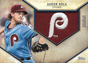 2019 Topps - Retro Hat Manufactured Logo Patches #RHLP-AN Aaron Nola Front