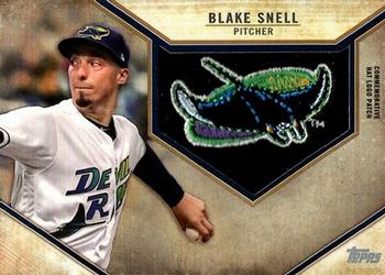 2019 Topps - Retro Hat Manufactured Logo Patches #RHLP-BS Blake Snell Front