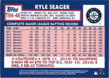 2019 Topps - 1984 Topps Baseball 35th Anniversary #T84-46 Kyle Seager Back