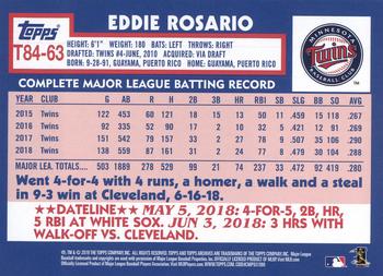 2019 Topps - 1984 Topps Baseball 35th Anniversary #T84-63 Eddie Rosario Back