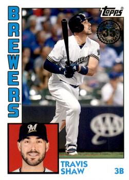 2019 Topps - 1984 Topps Baseball 35th Anniversary #T84-83 Travis Shaw Front