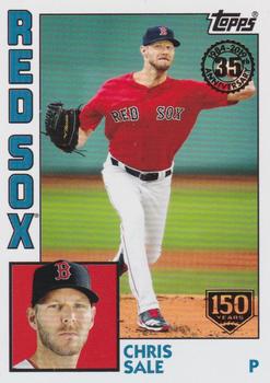 2019 Topps - 1984 Topps Baseball 35th Anniversary 150th Anniversary #T84-27 Chris Sale Front