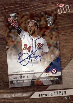 2019 Topps - 2018 Topps Now Review #TN-6 Bryce Harper Front