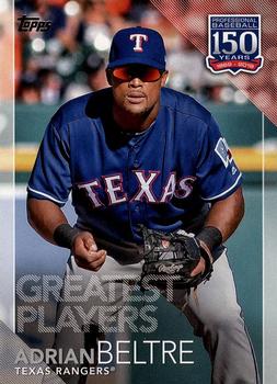 2019 Topps - 150 Years of Professional Baseball #150-65 Adrian Beltre Front