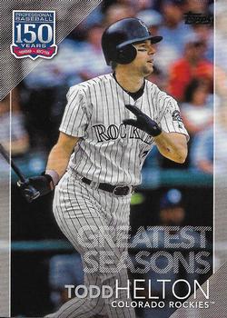 2019 Topps - 150 Years of Professional Baseball #150-129 Todd Helton Front