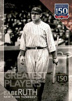 2019 Topps - 150 Years of Professional Baseball 150th Anniversary #150-51 Babe Ruth Front