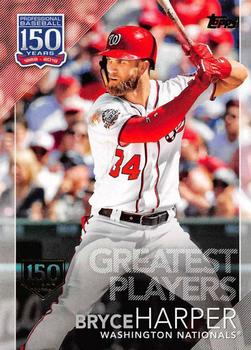 2019 Topps - 150 Years of Professional Baseball 150th Anniversary #150-68 Bryce Harper Front