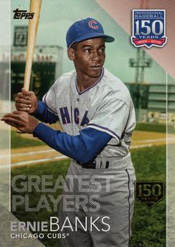 2019 Topps - 150 Years of Professional Baseball 150th Anniversary #150-69 Ernie Banks Front