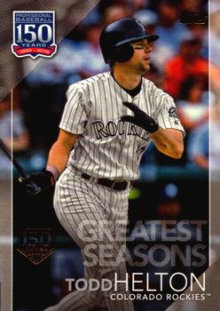 2019 Topps - 150 Years of Professional Baseball 150th Anniversary #150-129 Todd Helton Front