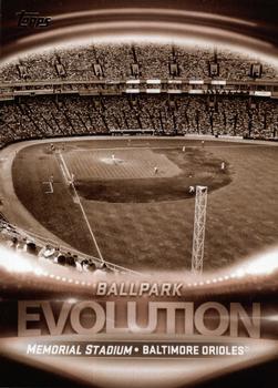 2019 Topps - Evolution Of #EO-19 Memorial Stadium / Oriole Park at Camden Yards Front