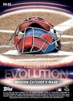 2019 Topps - Evolution Of #EO-22 Vintage Catcher's Mask / Modern Catcher's Mask Back